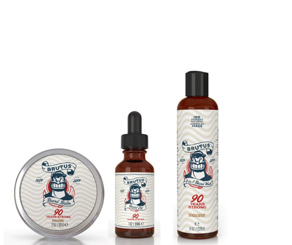 BRUTUS BEARD GIFT SET (Beard Oil, Beard Balm & Beard Wash)