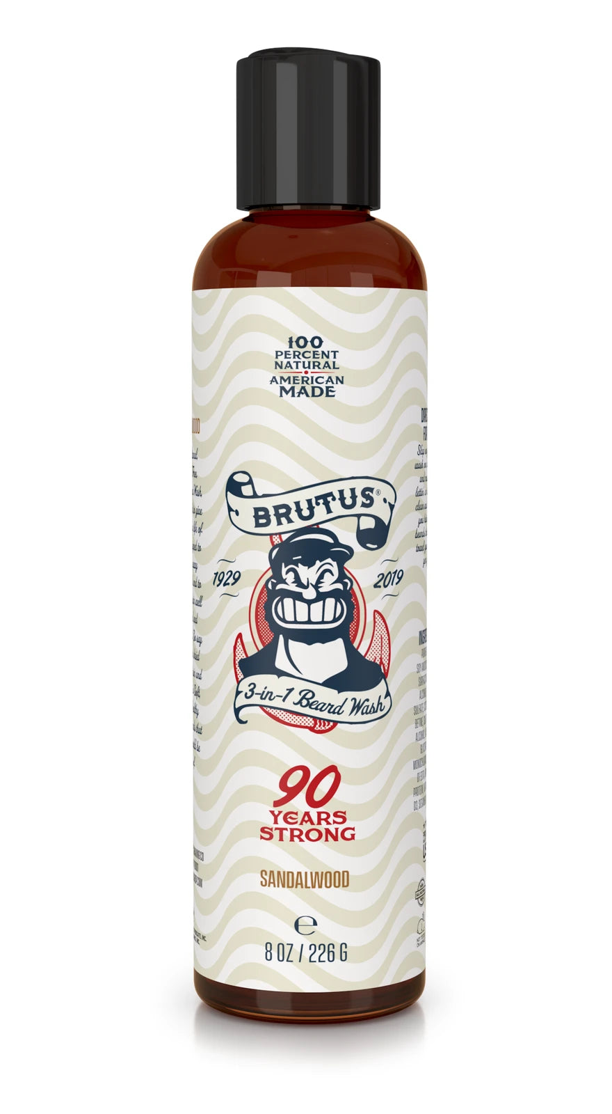 BRUTUS 3 in 1 Beard Wash - 8oz
