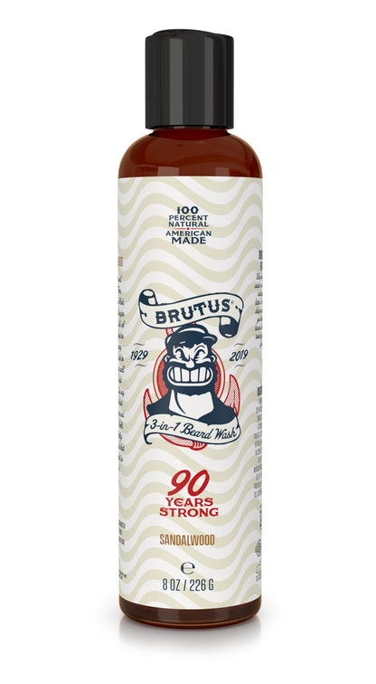 BRUTUS 3 in 1 Beard Wash - 8oz